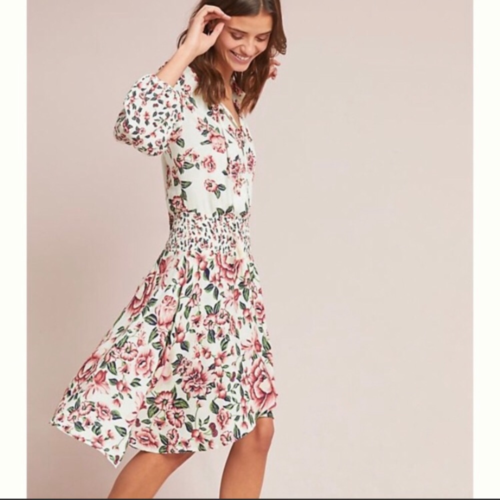 Anthropologie Farm Rio Anabela dress